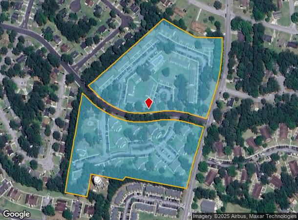  301 Pine Valley Rd, Jacksonville, NC Parcel Map