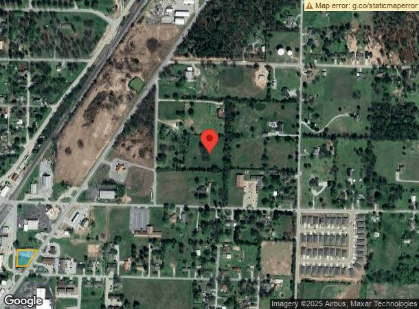  168 S Gentry Blvd, Gentry, AR Parcel Map