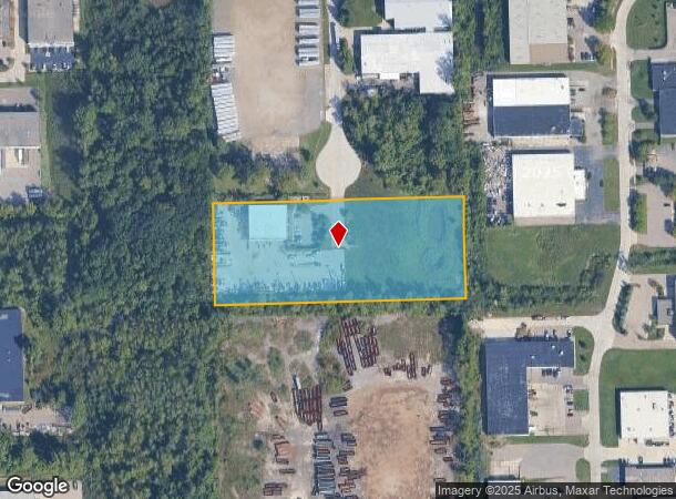 6656 Beverly Plz, Romulus, MI Parcel Map