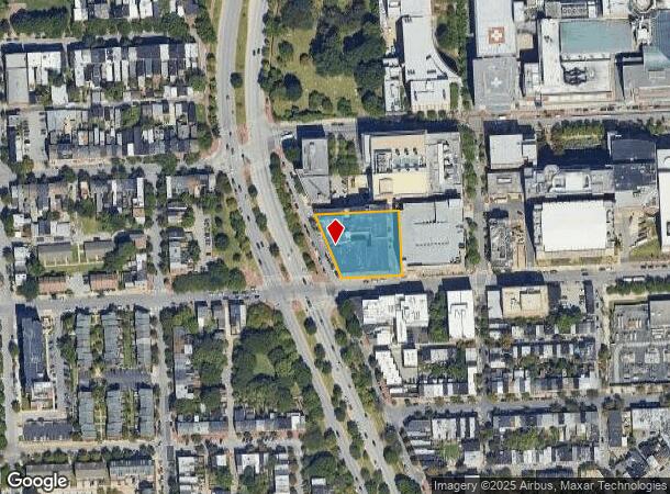 121 S Fremont Ave, Baltimore, MD Parcel Map