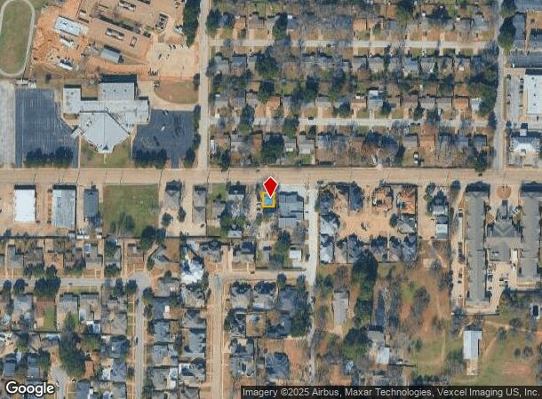  2910 W Park Row Dr, Pantego, TX Parcel Map