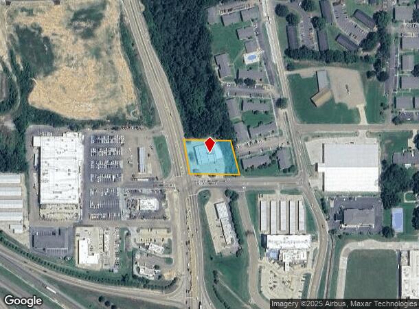 455 Springridge Rd, Clinton, MS Parcel Map