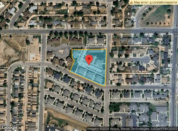  1454 N 21St St, Laramie, WY Parcel Map