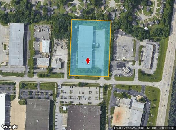 7101 Global Dr, Louisville, KY Parcel Map