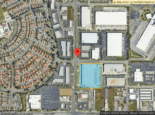  7953 Cherry Ave, Fontana, CA Parcel Map