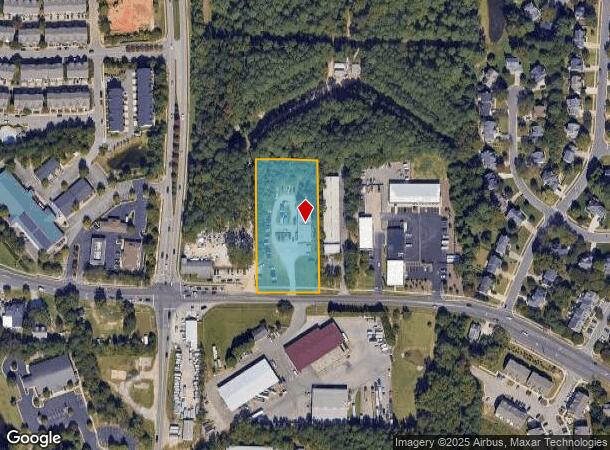 809 Center St, Apex, NC Parcel Map