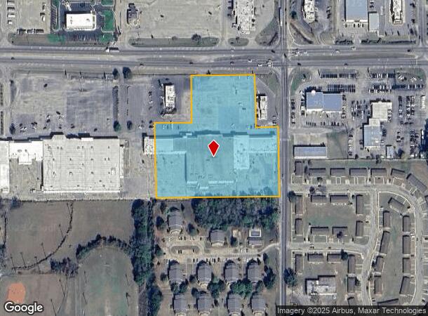 1352 E Highland Ave, Selma, AL Parcel Map