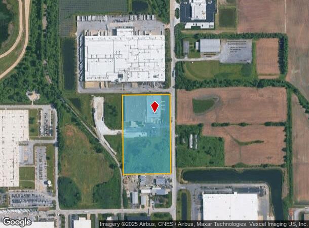 500 Central Rd, Monee, IL Parcel Map