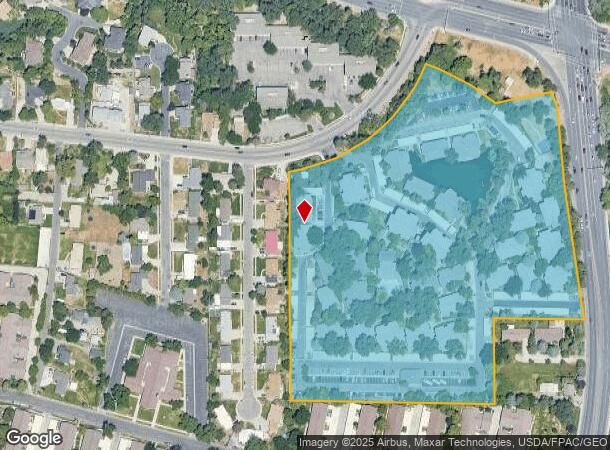  4929 S Lake Pines Dr, Salt Lake City, UT Parcel Map