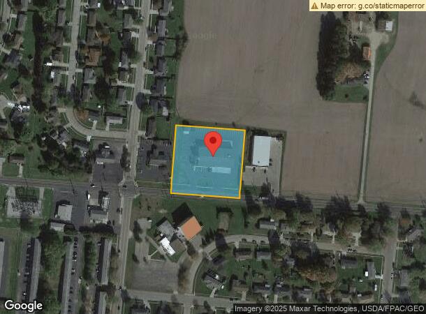  1616 Moorefield Rd, Springfield, OH Parcel Map