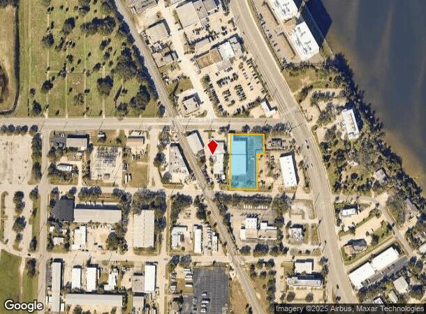  822 Silver Palm Ave, Melbourne, FL Parcel Map