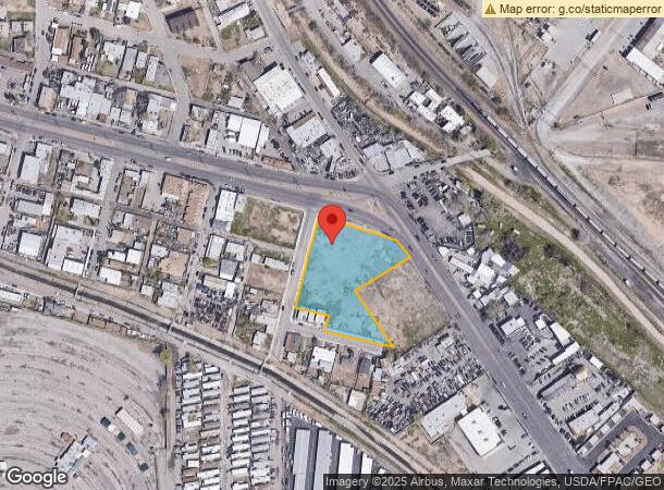  6850 Alameda Ave, El Paso, TX Parcel Map