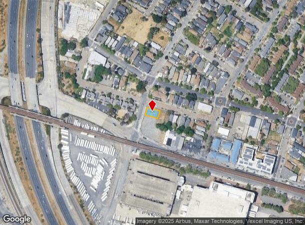 722 Wood St, Oakland, CA Parcel Map