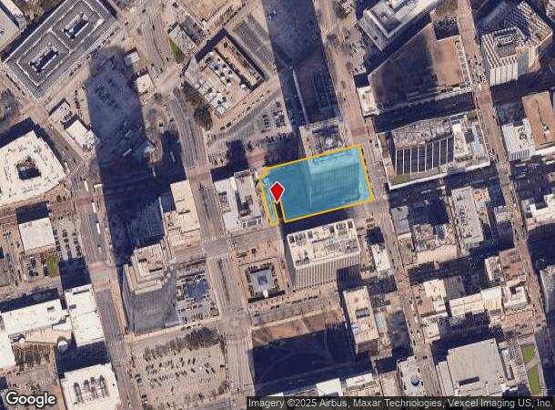  1201 Elm St, Dallas, TX Parcel Map