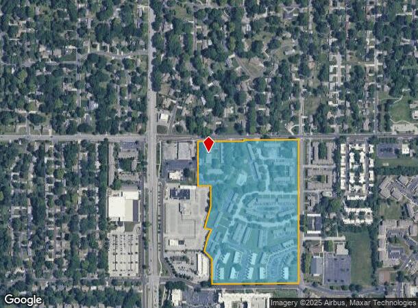  8747 Broadmoor St, Overland Park, KS Parcel Map