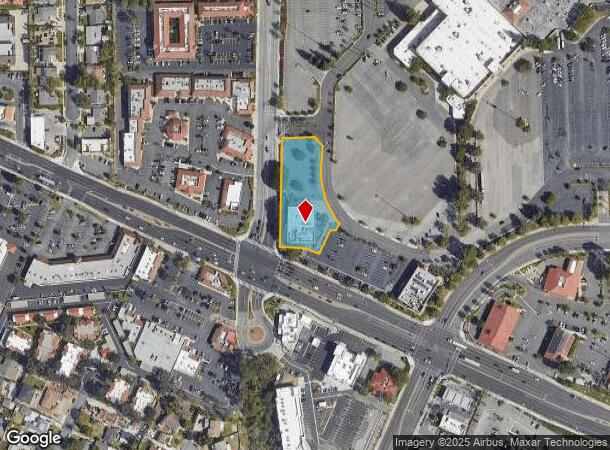  600 Brea Mall, Brea, CA Parcel Map