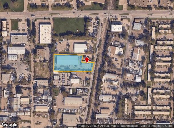  11317 Tantor Rd, Dallas, TX Parcel Map