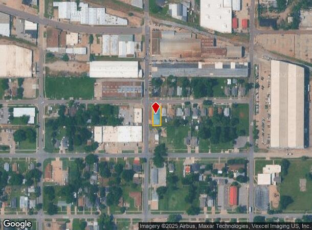 1544 Nw 4Th St, Oklahoma City, OK Parcel Map