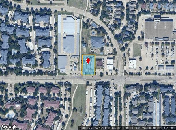  3751 Frankford Rd, Dallas, TX Parcel Map