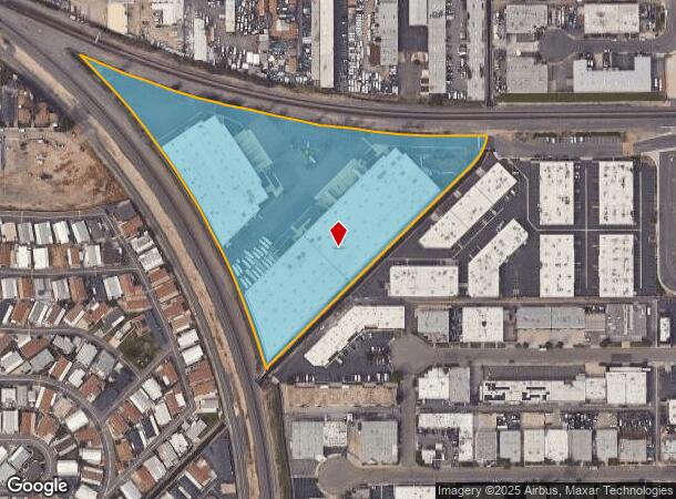  1000-1020 E Valencia Dr, Fullerton, CA Parcel Map