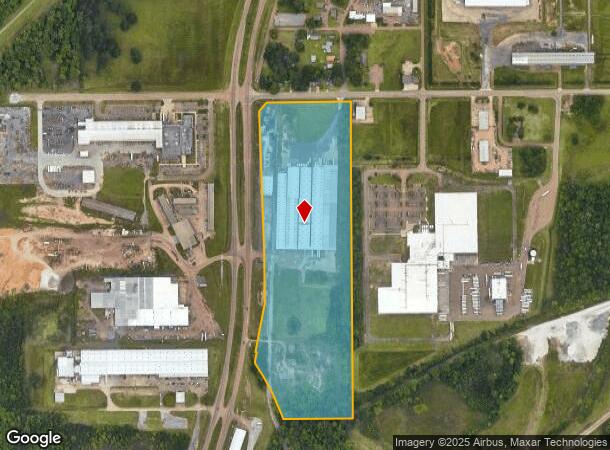 1350 Flowood Dr, Flowood, MS Parcel Map