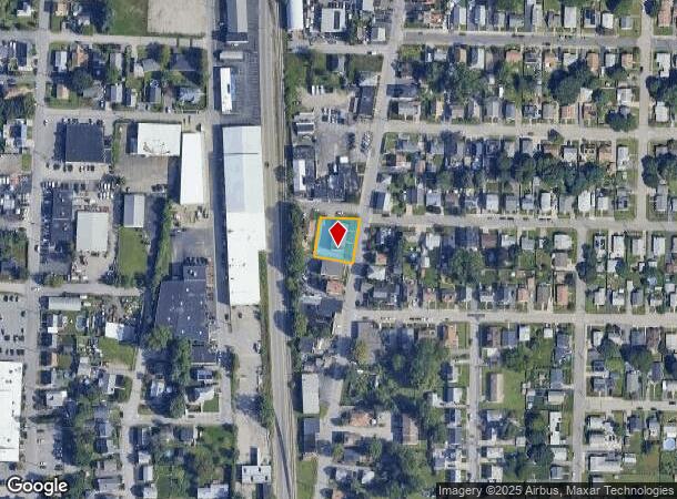 542 York Ave, Pawtucket, RI Parcel Map