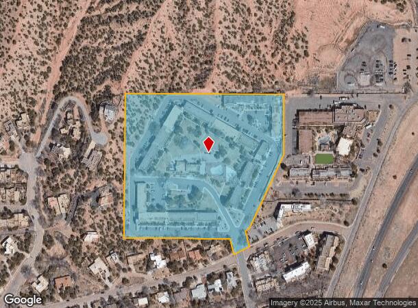  100 Rio Vista Pl, Santa Fe, NM Parcel Map