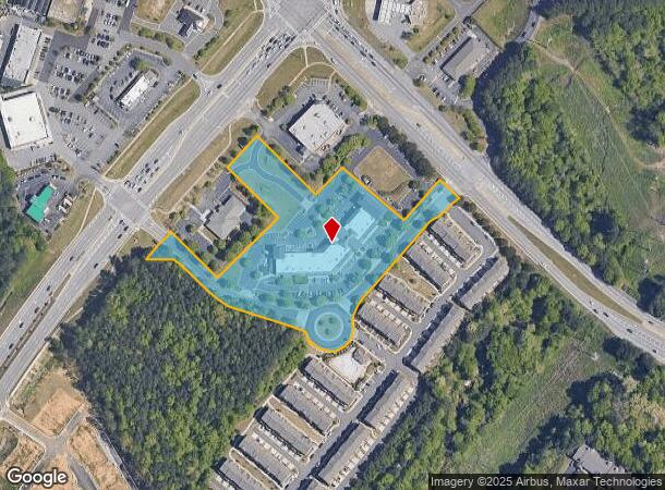  1120 Peachtree Industrial Blvd, Suwanee, GA Parcel Map