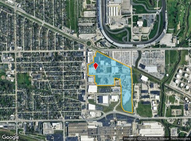 1415 Main St, Indianapolis, IN Parcel Map