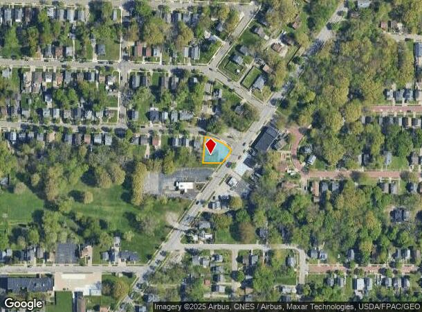  1340 East Ave, Akron, OH Parcel Map