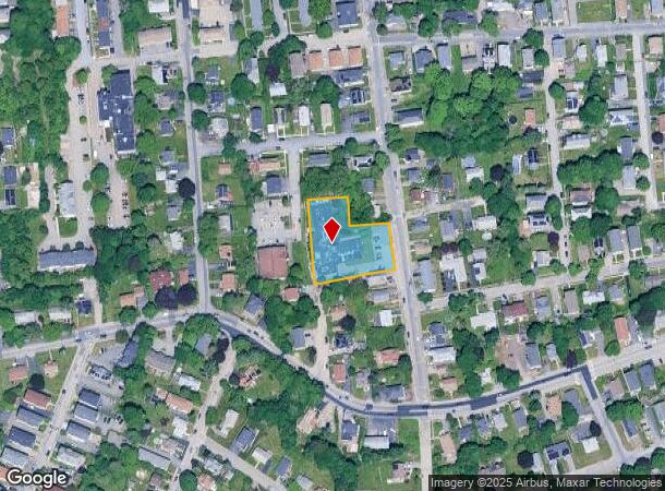  116 Houghton St, Worcester, MA Parcel Map