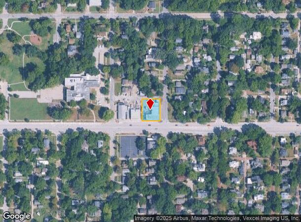  545 Indiana St, Lawrence, KS Parcel Map