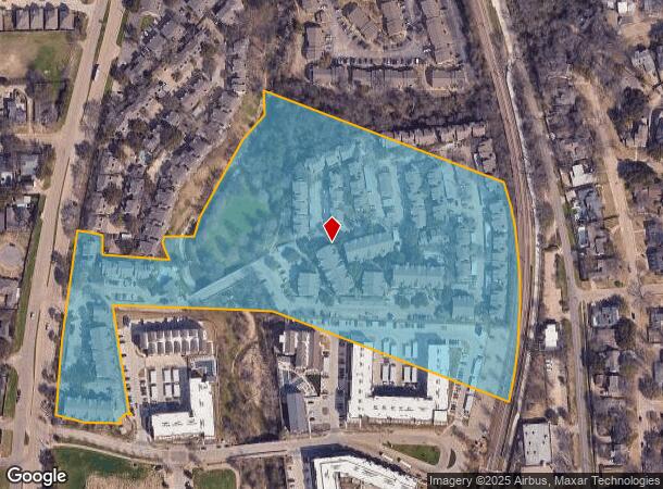  7324 Skillman St, Dallas, TX Parcel Map