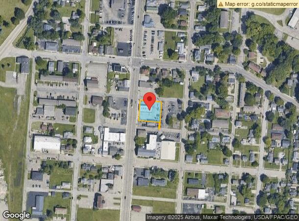  130 N Broad St, Fairborn, OH Parcel Map