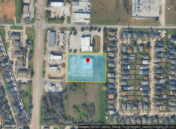  5721 S Cooper St, Arlington, TX Parcel Map