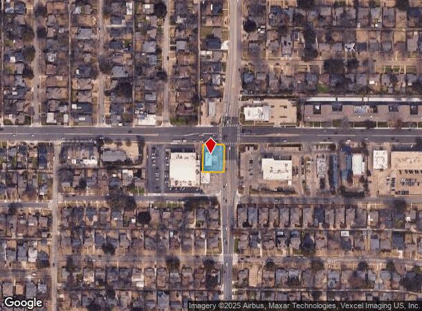  4115 Skillman St, Dallas, TX Parcel Map