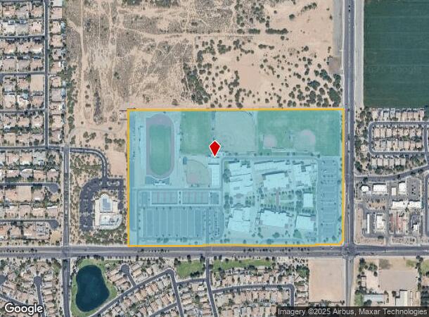 5990 S Val Vista Dr, Chandler, AZ Parcel Map