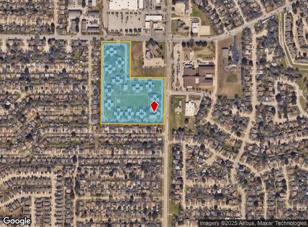  1020 Fox Ave, Lewisville, TX Parcel Map