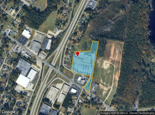 1405 E Andrews Ave, Henderson, NC Parcel Map