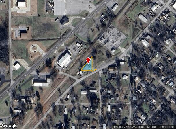  1202 S Mckenna St, Poteau, OK Parcel Map