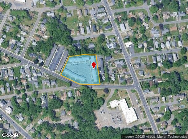 46 Columba St, Chicopee, MA Parcel Map