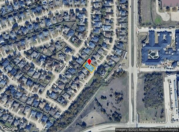  3361 Leigh Ct, Sachse, TX Parcel Map