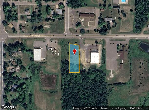  813 Robert St S, Grantsburg, WI Parcel Map