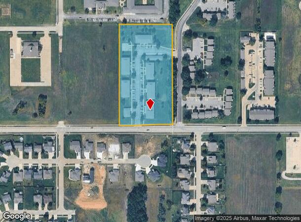 1107 W 17Th St, Ottawa, KS Parcel Map