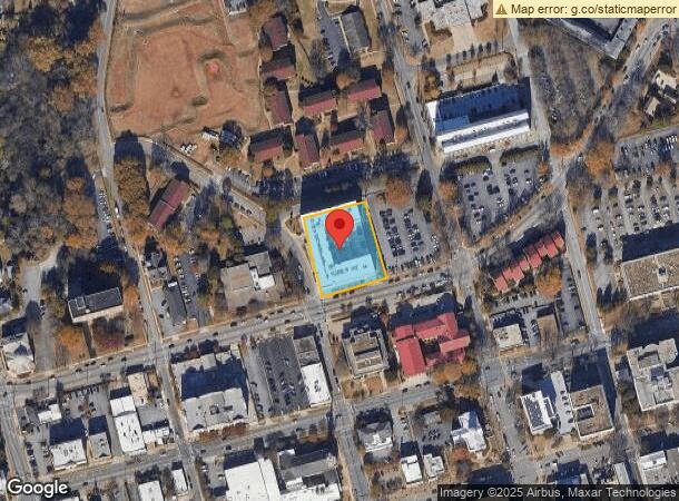  165 E Dougherty St, Athens, GA Parcel Map