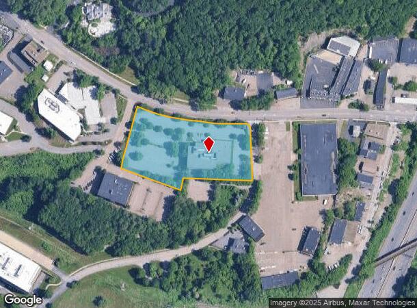 1396 Main St, Waltham, MA Parcel Map