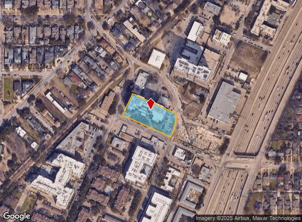  3100 Monticello Ave, Dallas, TX Parcel Map