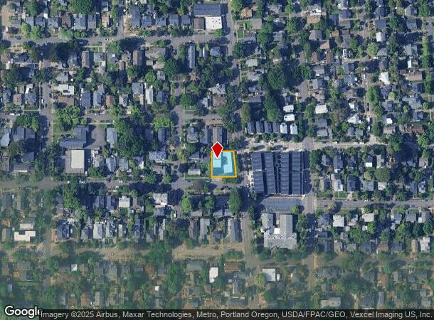  1625 Se Bidwell St, Portland, OR Parcel Map