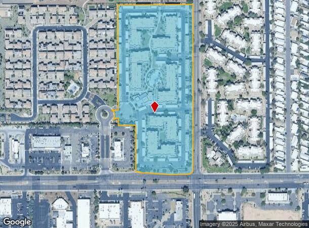  1100 E Bell Rd, Phoenix, AZ Parcel Map