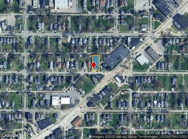 828 Prouty Ave, Toledo, OH Parcel Map